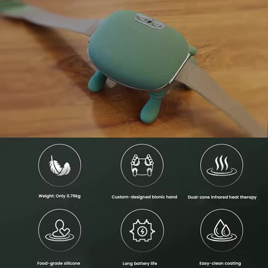 3-Level Smart Neck & Shoulder Massager with Dual Heat Therapy