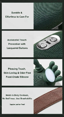 3-Level Smart Neck & Shoulder Massager with Dual Heat Therapy